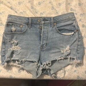 abercrombie & fitch jean shorts size 28/6